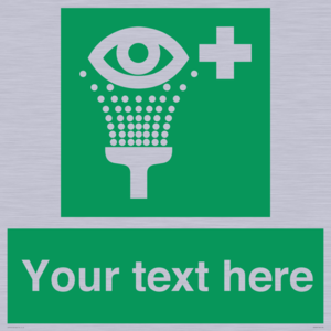 Custom Eye Wash Station Sign